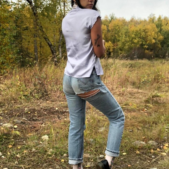 Vintage satin top - Picture 2 of 4